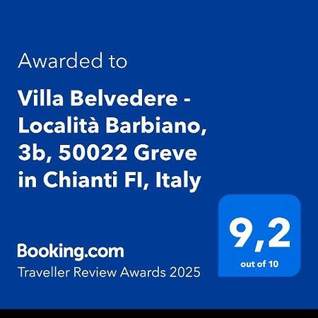 Villa Belvedere - Localita Barbiano, 3B, 50022 Greve In Chianti Fi, Italy Exterior foto